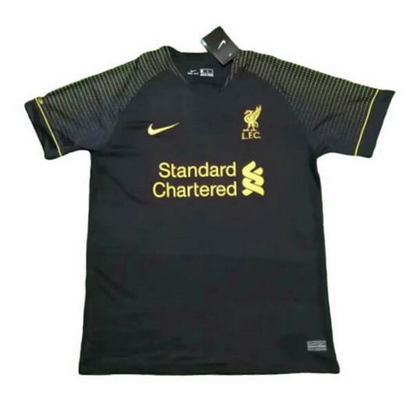 Trikot de Trainingsshirt Liverpool 2020-21 Schwarz Fussballtrikots Günstig